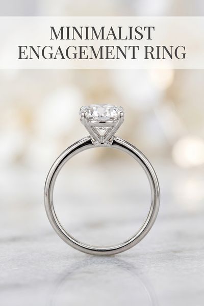 minimalist engagement ring
