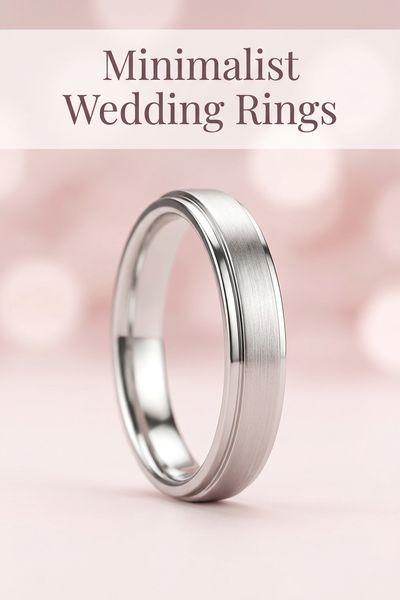 minimalist wedding rings