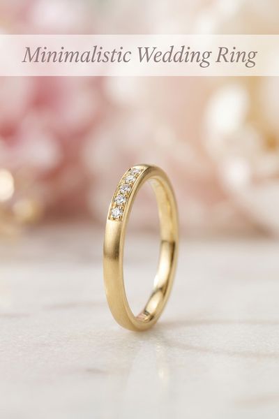 minimalistic wedding ring