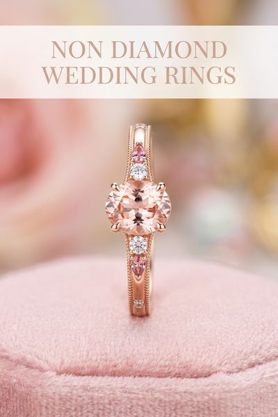 non diamond wedding rings