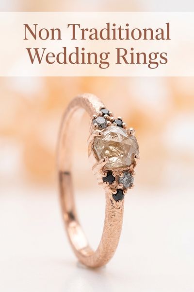 non traditional wedding rings