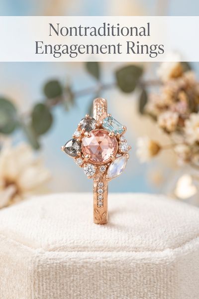 nontraditional engagement rings
