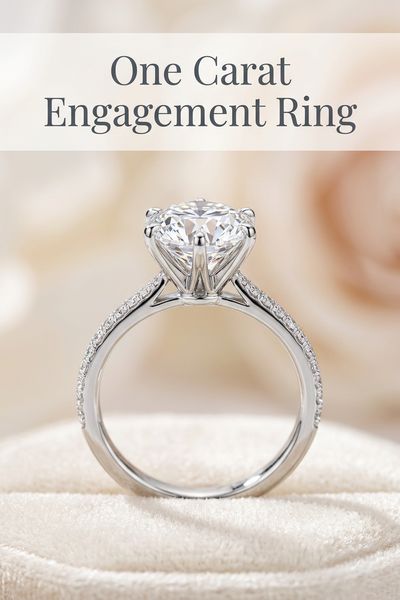 one carat engagement ring
