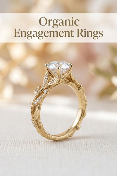 organic engagement rings