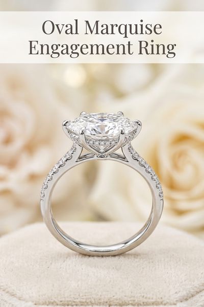 oval marquise engagement ring
