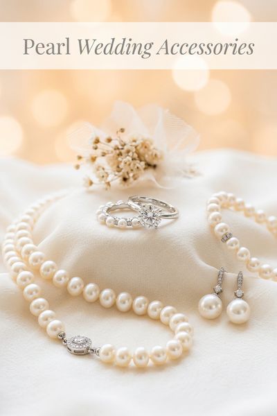 pearl wedding accessories