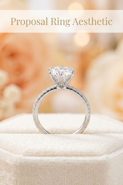 proposal ring aesthetic