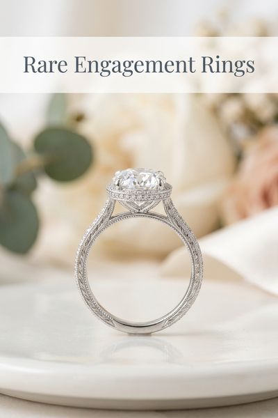 rare engagement rings