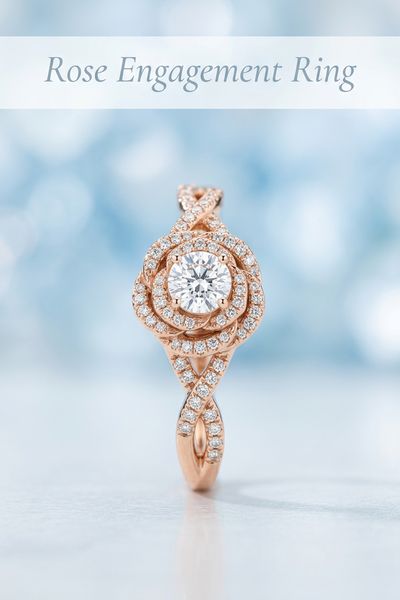 rose engagement ring