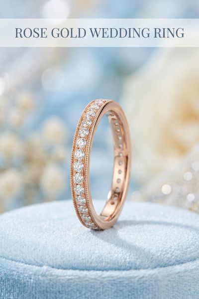 rose gold wedding ring