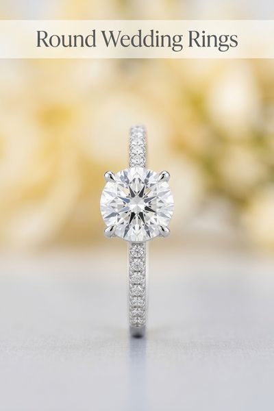 round wedding rings