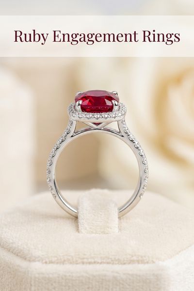 ruby engagement rings