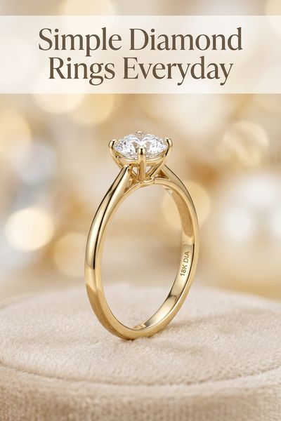 simple diamond rings everyday