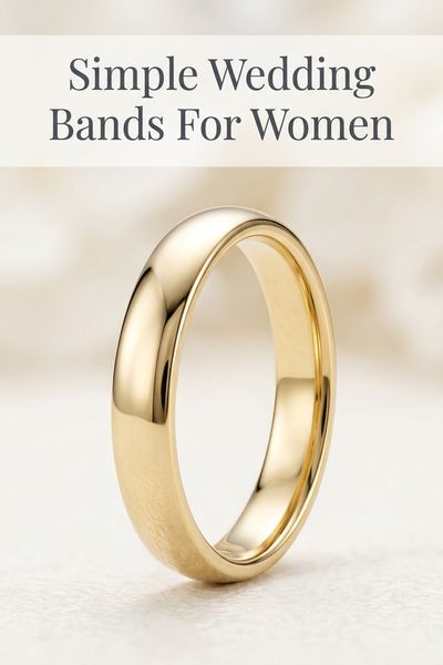 simple wedding bands for women