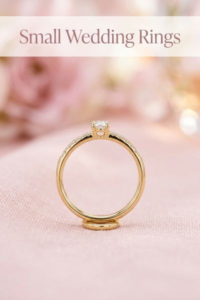 small wedding rings
