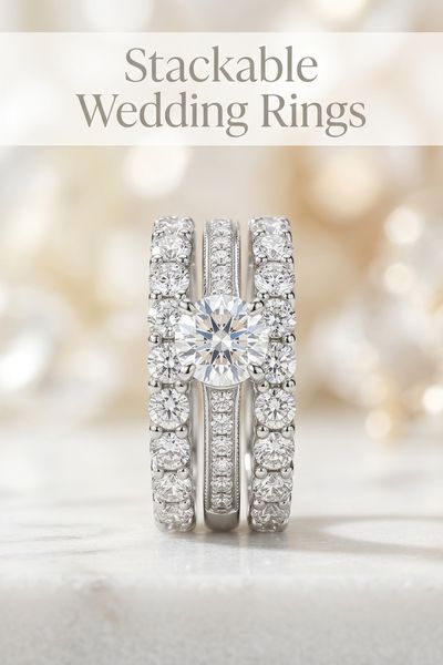 stackable wedding rings