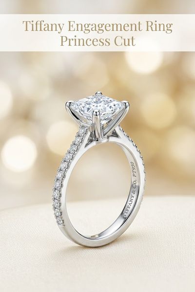 tiffany engagement ring princess cut