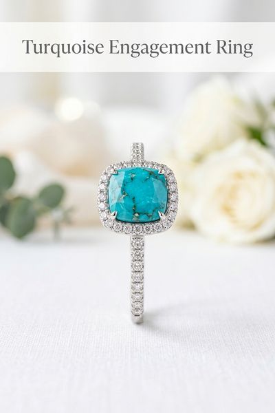 turquoise engagement ring