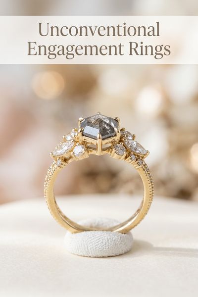 unconventional engagement rings