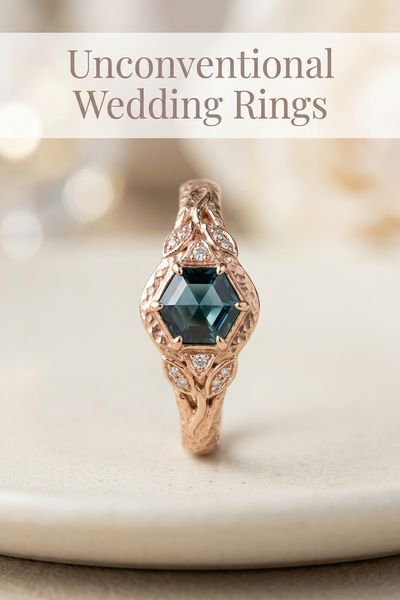 unconventional wedding rings