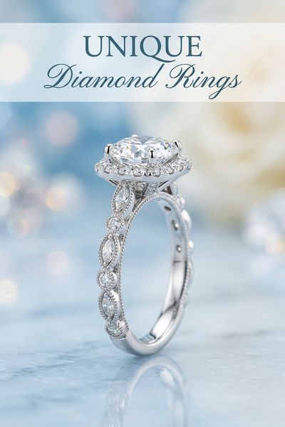unique diamond rings