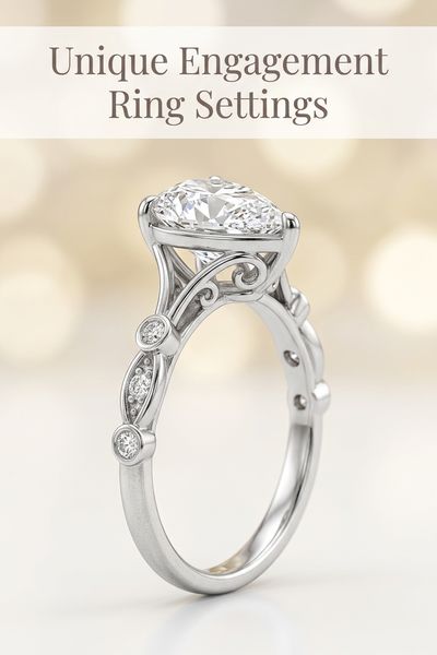unique engagement ring settings