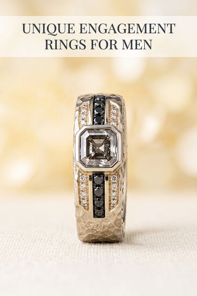 unique engagement rings for men