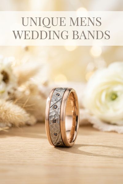 unique mens wedding bands