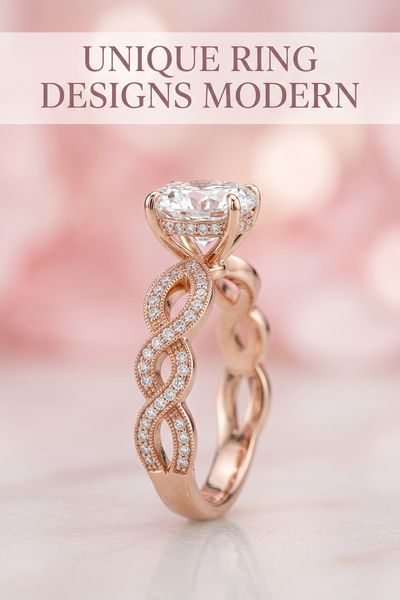 unique ring designs modern