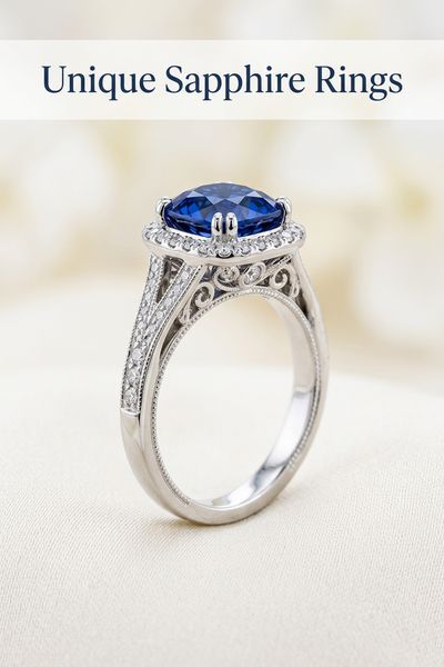 unique sapphire rings
