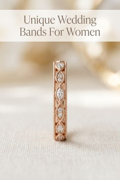 unique wedding bands for women