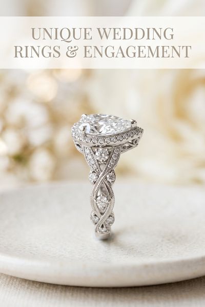 unique wedding rings engagement