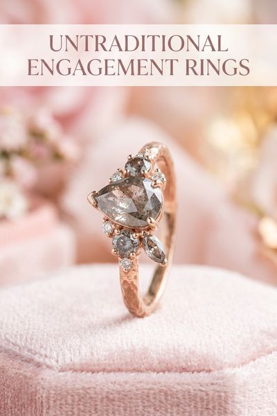 untraditional engagement rings