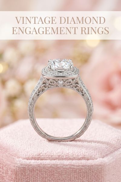 vintage diamond engagement rings