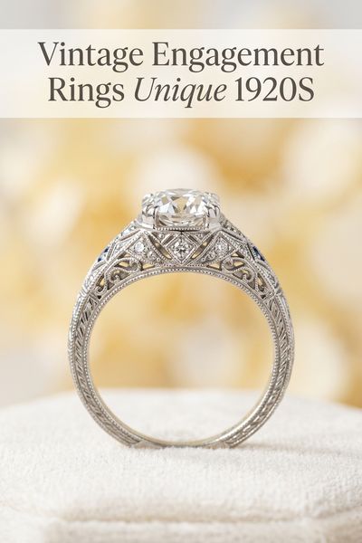 vintage engagement rings vintage engagement rings unique 1920s