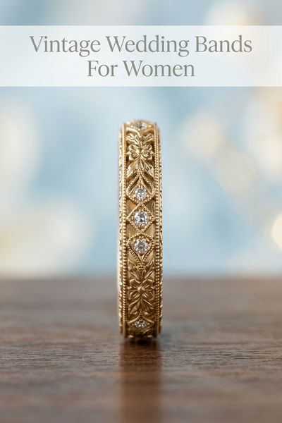 vintage wedding bands for women