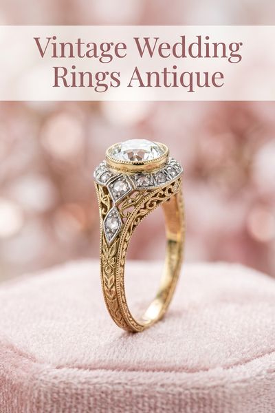 vintage wedding rings antique