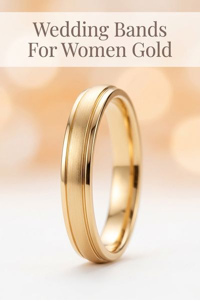 wedding bands for women gold