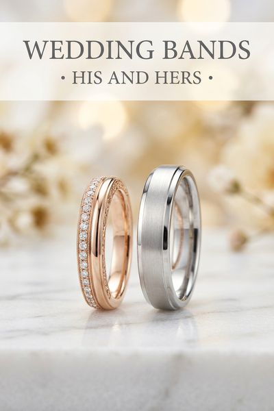 wedding bands his and hers