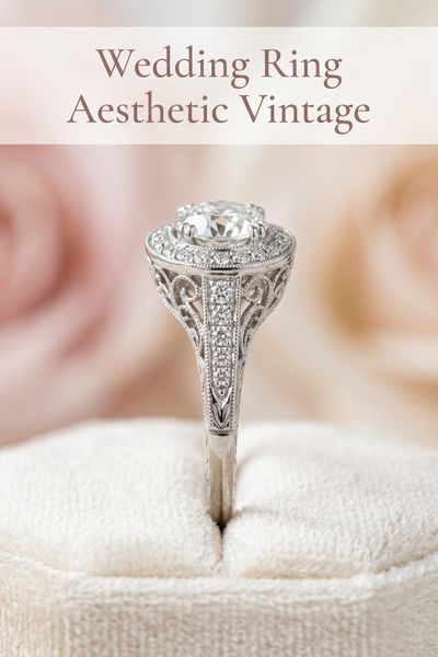 wedding ring aesthetic vintage
