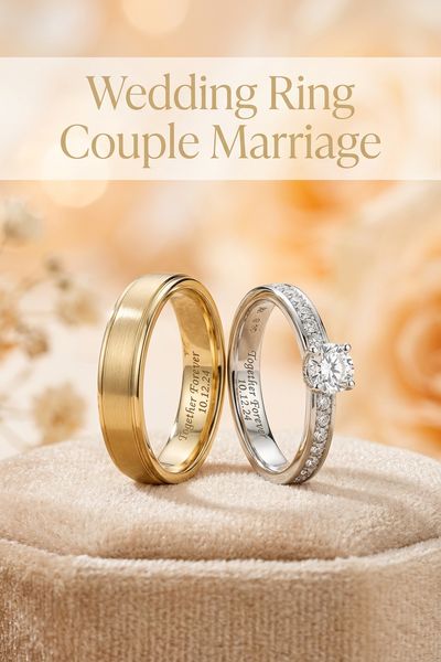 wedding ring couple marriage
