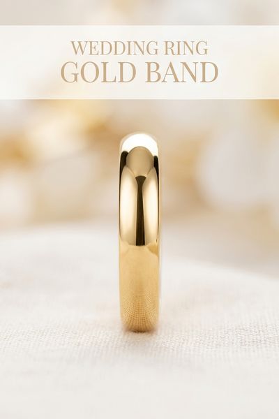 wedding ring gold band