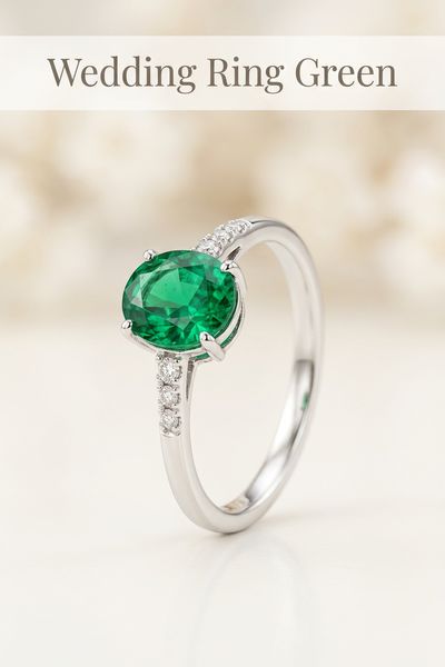 wedding ring green