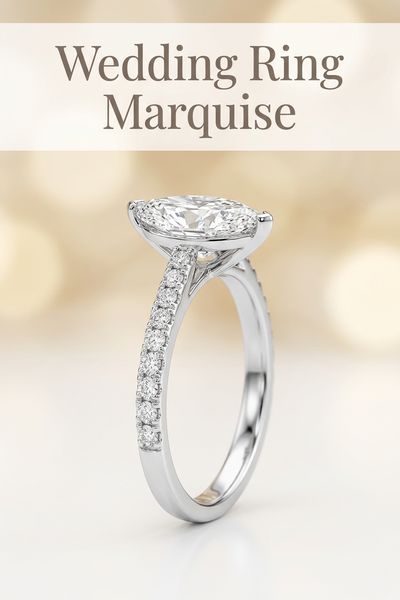 wedding ring marquise