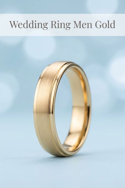 wedding ring men gold