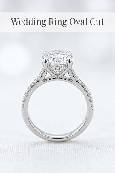 wedding ring oval cut