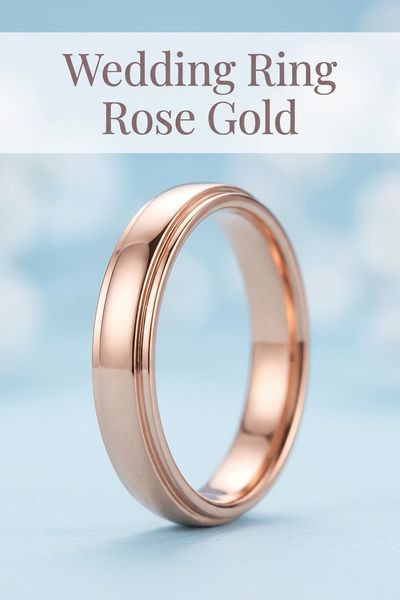 wedding ring rose gold