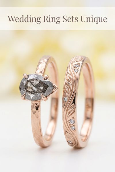 wedding ring sets unique