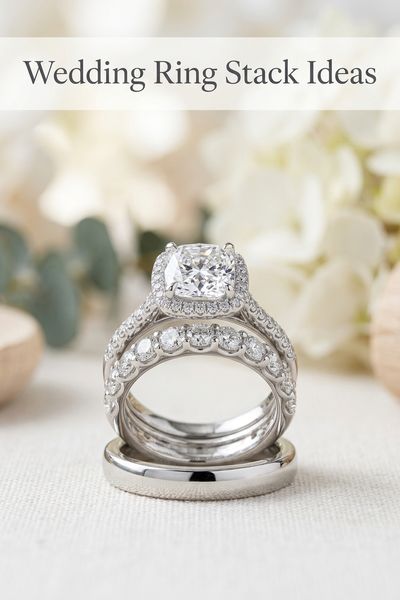 wedding ring stack ideas