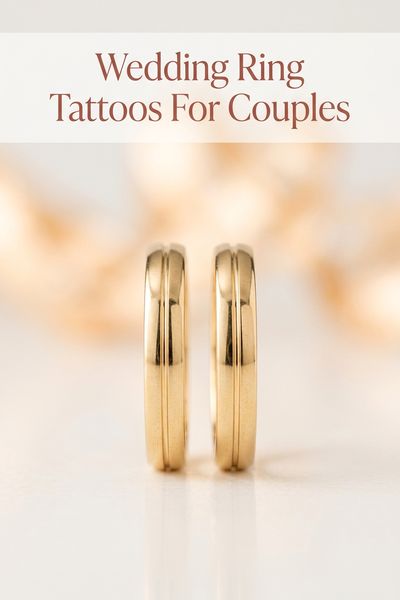 wedding ring tattoos for couples